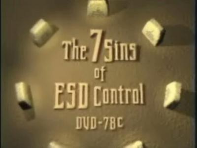 Обучающий DVD диск «7 нарушений контроля антистатики»
